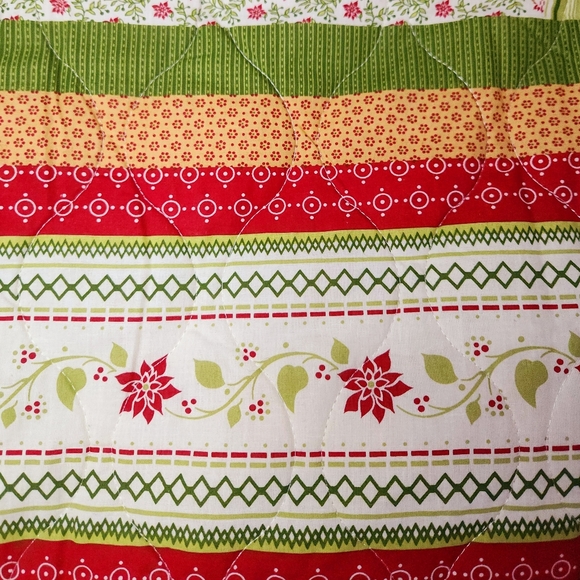 Better Homes & Garden Christmas Bed In A Bag Queen Full Quilt Shams Star Holiday - Picture 6 of 11